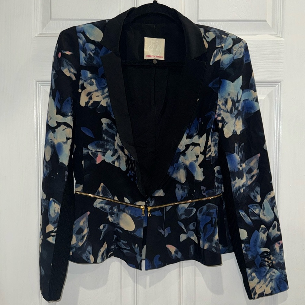 Rebecca Taylor Hawaiian Floral Blazer